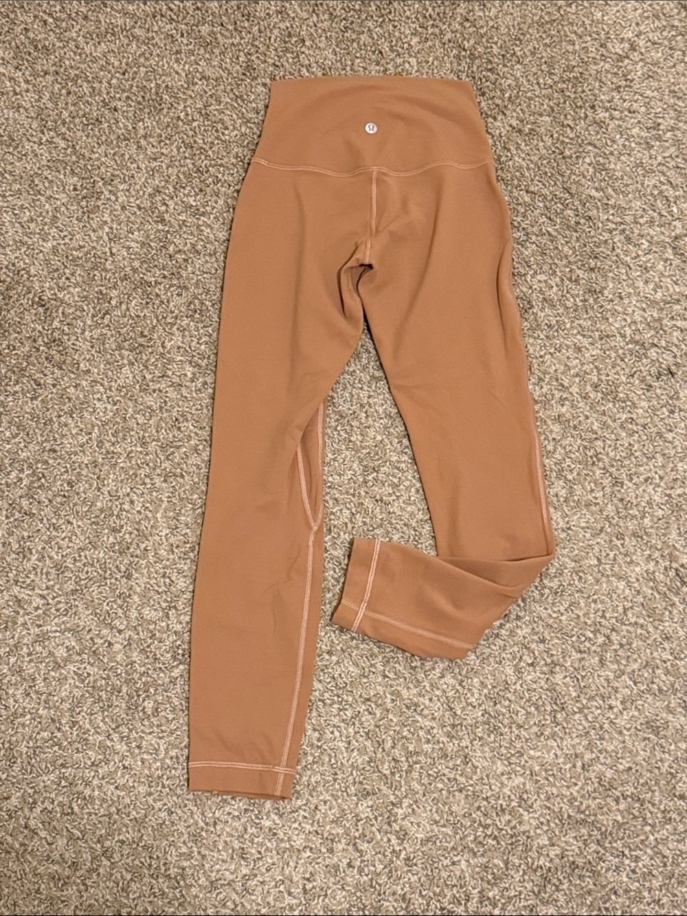 lululemon athletica Align 25” Pant Orange Tab High-Rise Tan/Brown Leggings